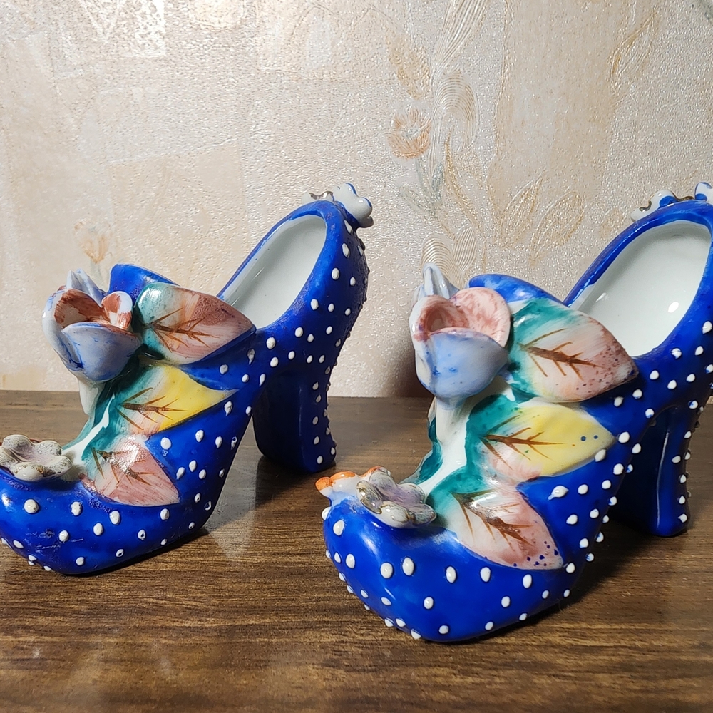 Miniature Porcelain Shoes